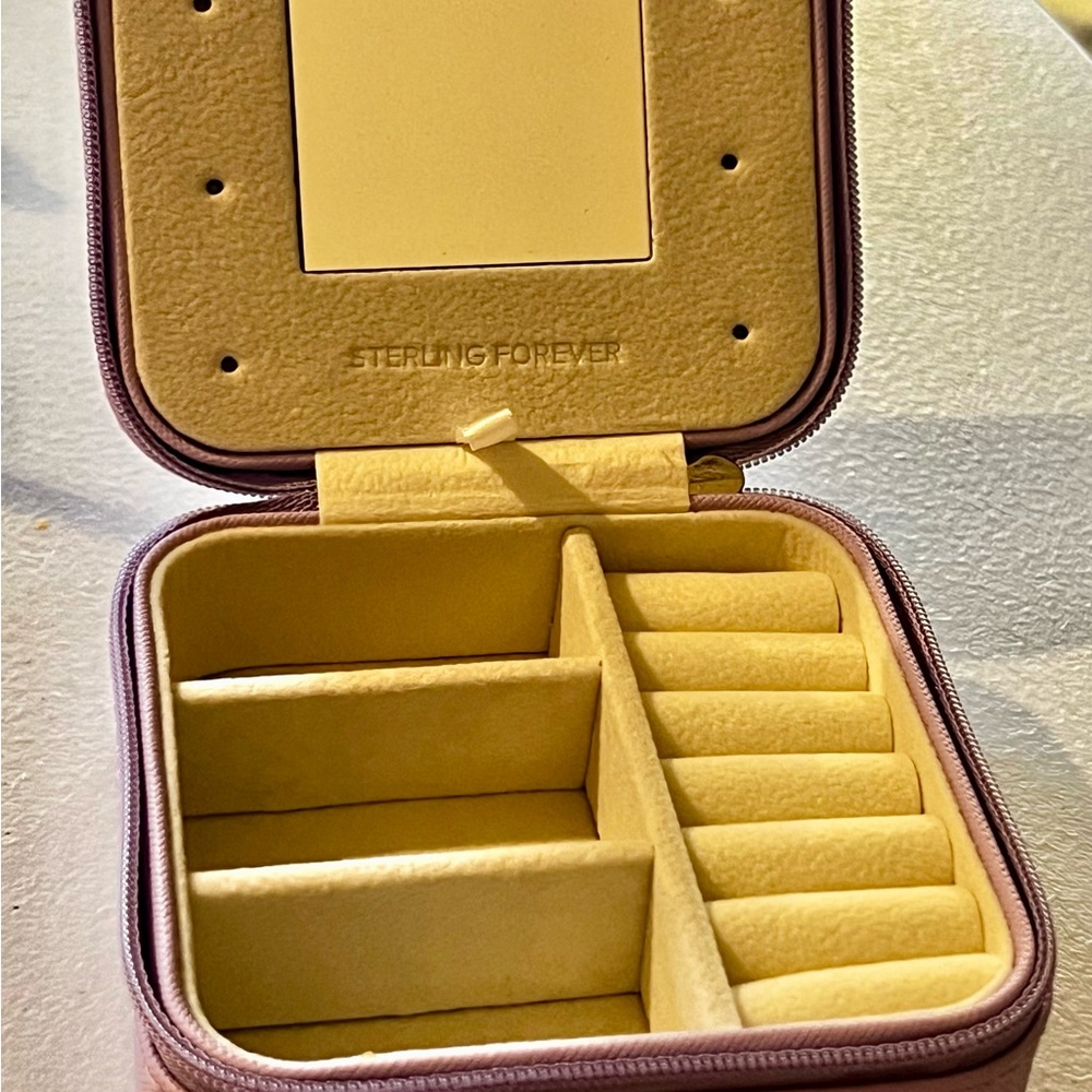 Lavender Travel Jewelry Case by Sterling Forever - Picture 2 of 8
